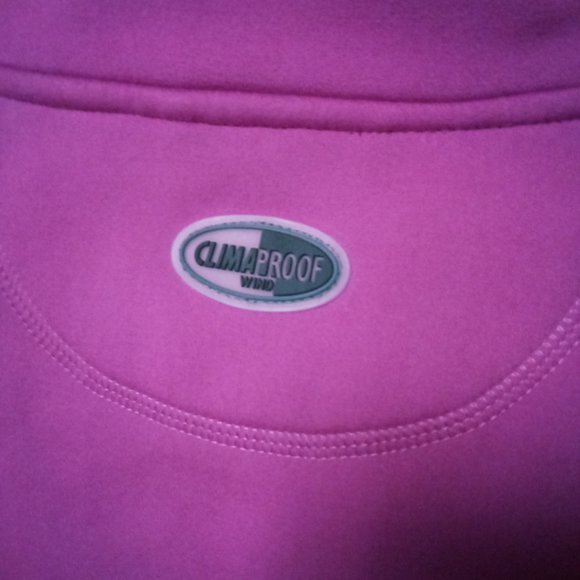 ADIDAS ClimaProof Wind Pink and Grey Full Zip Jacket Size Medium - Picture 4 of 7